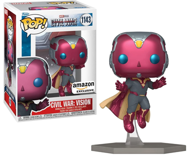 اکشن فیگور اسپشیال 9 سانتی فانکو پاپ ویژن مدل Funko POP - Marvel - Civil War Captain America - Vision - Bobble Head - Exclusive _اسباب بازی